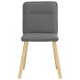 Sillas de comedor 6 unidades tela gris oscuro de , Sillas de comedor - Ref: Foro24-3315591, Precio: 304,71 €, Descuento: %