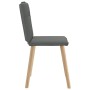 Sillas de comedor 6 unidades tela gris oscuro de , Sillas de comedor - Ref: Foro24-3315591, Precio: 304,71 €, Descuento: %