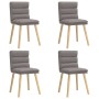 Sillas de comedor 4 unidades tela taupe von , Essstühle - Ref: Foro24-3315399, Preis: 218,95 €, Rabatt: %
