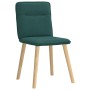 Sillas de comedor 4 unidades tela verde oscuro de , Sillas de comedor - Ref: Foro24-3315325, Precio: 202,97 €, Descuento: %