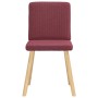 Sillas de comedor 6 unidades tela rojo tinto von , Essstühle - Ref: Foro24-3315570, Preis: 295,83 €, Rabatt: %