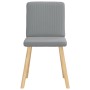 Sillas de comedor 4 unidades tela gris claro von , Essstühle - Ref: Foro24-3315297, Preis: 199,80 €, Rabatt: %
