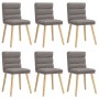 Sillas de comedor 6 unidades de tela gris taupe von , Essstühle - Ref: Foro24-3315669, Preis: 327,00 €, Rabatt: %