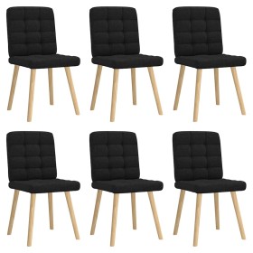 Sillas de comedor giratorias 6 unidades tela negras von , Essstühle - Ref: Foro24-3315463, Preis: 307,03 €, Rabatt: %