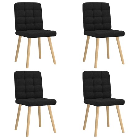 Sillas de comedor 4 unidades tela negras von , Essstühle - Ref: Foro24-3315193, Preis: 205,47 €, Rabatt: %