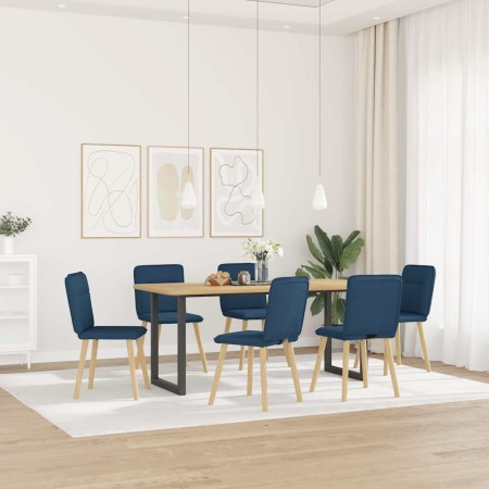 Sillas de comedor 6 unidades tela azul von , Essstühle - Ref: Foro24-3315598, Preis: 304,06 €, Rabatt: %