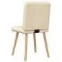 Sillas de comedor 4 unidades tela color crema von , Essstühle - Ref: Foro24-3315198, Preis: 205,47 €, Rabatt: %