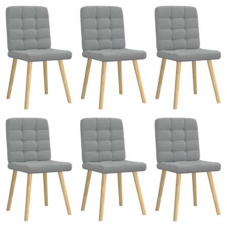 Sillas de comedor 6 unidades de tela gris claro von , Essstühle - Ref: Foro24-3315461, Preis: 305,92 €, Rabatt: %
