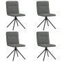 Sillas de comedor giratorias 4 unidades tela gris oscuro von , Essstühle - Ref: Foro24-3315333, Preis: 203,91 €, Rabatt: %