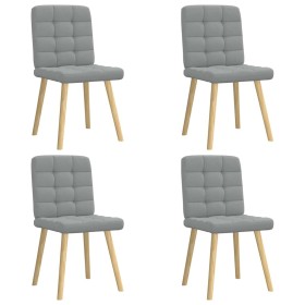Sillas de comedor 4 unidades tela gris claro von , Essstühle - Ref: Foro24-3315191, Preis: 204,72 €, Rabatt: %