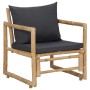 4-teiliges Gartenmöbel-Set aus Bambus mit Kissen von vidaXL, Gartensets - Ref: Foro24-315601, Preis: 472,46 €, Rabatt: %
