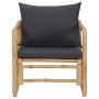 Bamboo 4-piece garden furniture set with cushions by vidaXL, Garden sets - Ref: Foro24-315601, Price: 472,46 €, Discount: %