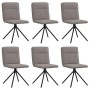 Sillas de comedor 6 unidades de tela gris taupe von , Essstühle - Ref: Foro24-3315608, Preis: 304,67 €, Rabatt: %
