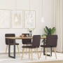 Sillas de comedor 4 unidades tela marrón oscuro von , Essstühle - Ref: Foro24-3315248, Preis: 200,85 €, Rabatt: %