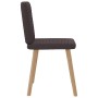 Sillas de comedor 4 unidades tela marrón oscuro von , Essstühle - Ref: Foro24-3315248, Preis: 200,85 €, Rabatt: %