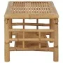 Juego de muebles de jardín con cojines 4 piezas bambú de vidaXL, Conjuntos de jardín - Ref: Foro24-315601, Precio: 442,38 €, ...