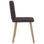 Sillas de comedor 6 unidades tela marrón oscuro von , Essstühle - Ref: Foro24-3315518, Preis: 300,10 €, Rabatt: %