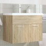 Mueble de baño con lavabo incorporado y grifo roble Sonoma von , Badezimmermöbel - Ref: Foro24-3325014, Preis: 198,66 €, Raba...