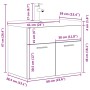 Mueble de baño con lavabo incorporado y grifo roble Sonoma von , Badezimmermöbel - Ref: Foro24-3325014, Preis: 198,66 €, Raba...