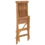 Sillas de jardín plegables 2 unidades madera maciza de teca de vidaXL, Sillas de jardín - Ref: Foro24-315441, Precio: 120,52 ...