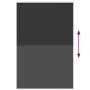 Estor Enrollable Opaco negro 155x210 cm Tela Ancho 151,6 cm by , Blinds and blinds - Ref: Foro24-4010931, Price: 38,25 €, Dis...