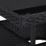 Gartenmöbel 5 Stück aus synthetischem Rattan und schwarzem Glas von vidaXL, Gartensets - Ref: Foro24-3058318, Preis: 363,70 €...