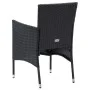 Gartenmöbel 5 Stück aus synthetischem Rattan und schwarzem Glas von vidaXL, Gartensets - Ref: Foro24-3058318, Preis: 363,70 €...