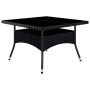 Garten-Essset 9-teilig aus PE-Rattan und schwarzem Akazienholz von vidaXL, Gartensets - Ref: Foro24-3058344, Preis: 564,42 €,...