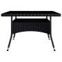 Garten-Essset 9-teilig aus PE-Rattan und schwarzem Akazienholz von vidaXL, Gartensets - Ref: Foro24-3058344, Preis: 564,42 €,...