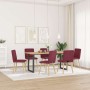 Sillas de comedor 6 unidades tela rojo tinto von , Essstühle - Ref: Foro24-3315494, Preis: 301,37 €, Rabatt: %