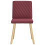 Sillas de comedor 6 unidades tela rojo tinto von , Essstühle - Ref: Foro24-3315494, Preis: 301,37 €, Rabatt: %