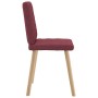 Sillas de comedor 6 unidades tela rojo tinto von , Essstühle - Ref: Foro24-3315494, Preis: 301,37 €, Rabatt: %