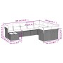 Set de sofás de jardín 10 pzas y cojines ratán sintético marrón von , Gartensets - Ref: Foro24-3250032, Preis: 640,47 €, Raba...