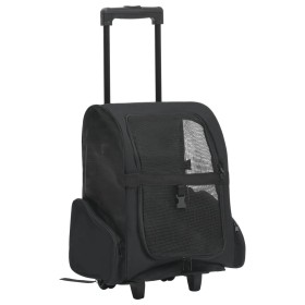Carro plegable para mascotas multiusos negro de vidaXL, Cochecitos para mascotas - Ref: Foro24-171019, Precio: 46,89 €, Descu...