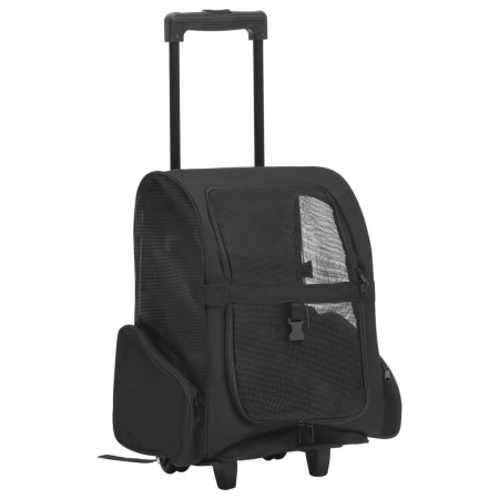 Black Multipurpose Folding Pet Cart by vidaXL, pet strollers - Ref: Foro24-171019, Price: 52,41 €, Discount: %