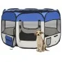 Foldable dog playpen and transport bag blue 110x110x58cm by vidaXL, Dog kennels and fences - Ref: Foro24-171014, Price: 50,53...