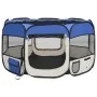 Foldable dog playpen and transport bag blue 110x110x58cm by vidaXL, Dog kennels and fences - Ref: Foro24-171014, Price: 50,53...