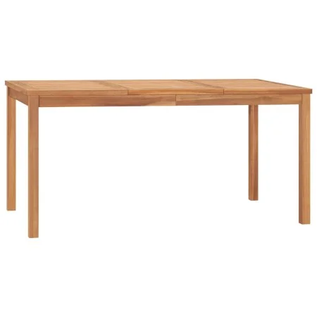Mesa de comedor de jardín madera maciza de teca 160x80x77 cm de vidaXL, Mesas de jardín - Ref: Foro24-315620, Precio: 268,66 ...