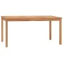 Mesa de comedor de jardín madera maciza de teca 160x80x77 cm de vidaXL, Mesas de jardín - Ref: Foro24-315620, Precio: 268,66 ...