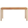Mesa de comedor de jardín madera maciza de teca 160x80x77 cm de vidaXL, Mesas de jardín - Ref: Foro24-315620, Precio: 268,66 ...