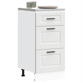 Mueble bajo de cocina Porto madera contrachapada blanca de , Armarios de cocina - Ref: Foro24-854220, Precio: 93,00 €, Descue...