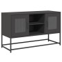 Mueble para TV de acero negro 100,5x39x60,5 cm von , TV-Möbel - Ref: Foro24-853380, Preis: 87,42 €, Rabatt: %