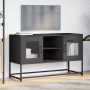 Mueble para TV de acero negro 100,5x39x60,5 cm von , TV-Möbel - Ref: Foro24-853380, Preis: 87,42 €, Rabatt: %