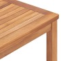 Garden dining table solid teak wood 160x80x77 cm by vidaXL, Garden tables - Ref: Foro24-315620, Price: 286,19 €, Discount: %