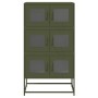 Aparador de acero verde oliva 68x39x123 cm de , Aparadores - Ref: Foro24-853354, Precio: 138,10 €, Descuento: %