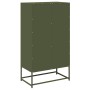 Aparador de acero verde oliva 68x39x123 cm de , Aparadores - Ref: Foro24-853354, Precio: 138,10 €, Descuento: %