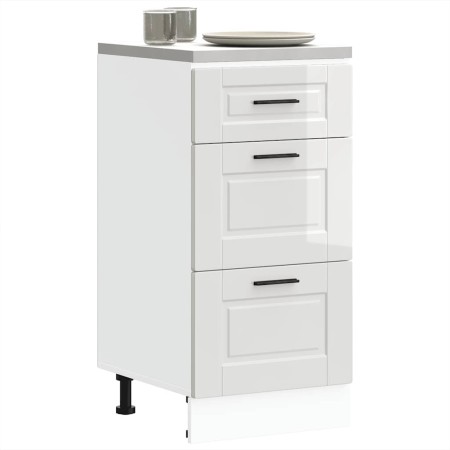 Mueble bajo de cocina Porto alto brillo blanco von , Küchenschränke - Ref: Foro24-854222, Preis: 100,32 €, Rabatt: %