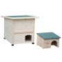 @Pet Casa para erizos XL madera blanca 53x65x52cm von , Käfige für Vögel und Tiere - Ref: Foro24-447626, Preis: 132,81 €, Rab...
