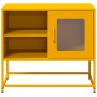 Mueble para TV de acero amarillo mostaza 68x39x60,5 cm von , TV-Möbel - Ref: Foro24-853389, Preis: 57,03 €, Rabatt: %