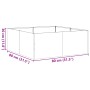 Jardinera oxidada acero corten 80x80x30 cm von , Töpfe und Pflanzgefäße - Ref: Foro24-860807, Preis: 63,13 €, Rabatt: %
